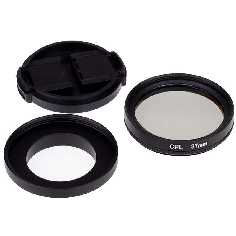 37mm CPL Filter Circular Polarizer Lens Filter with Cap for Xiaomi Xiaoyi 4K+ / 4K, Xiaoyi Lite, X