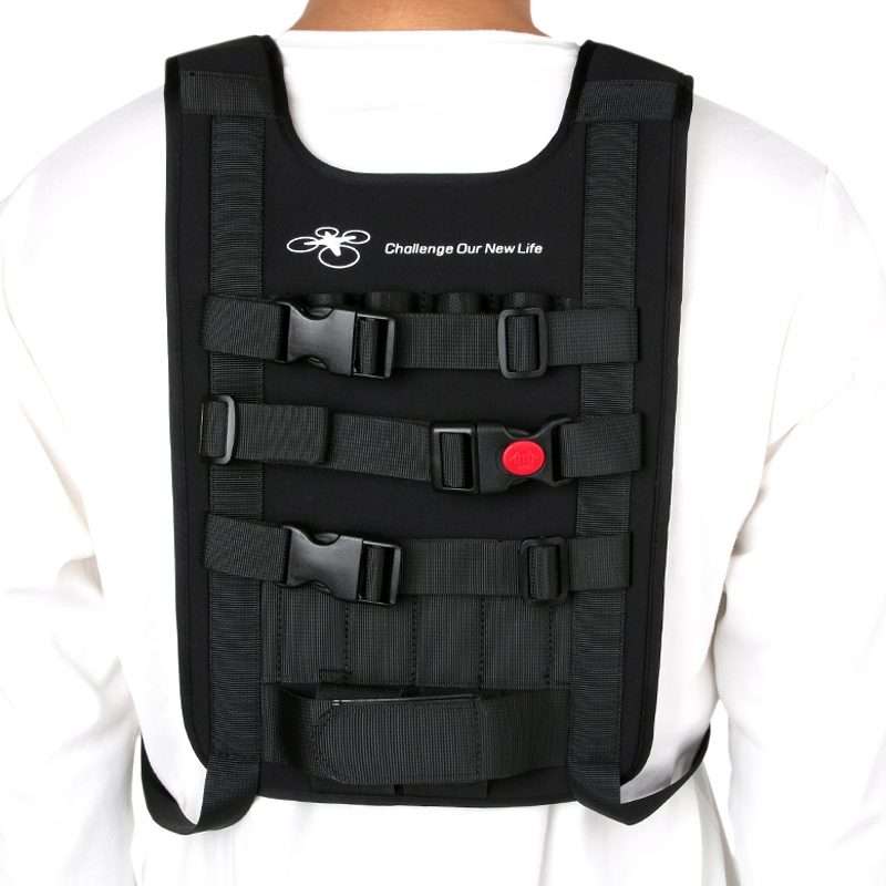 Shoulder Backpack Carry Case Multipurpose Bag Neck Strap Belt for Dji Phantom 3 / 2 ... (Black)