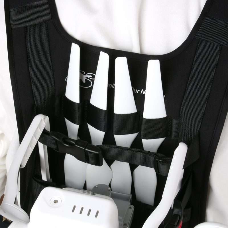 Shoulder Backpack Carry Case Multipurpose Bag Neck Strap Belt for Dji Phantom 3 / 2 ... (Black)