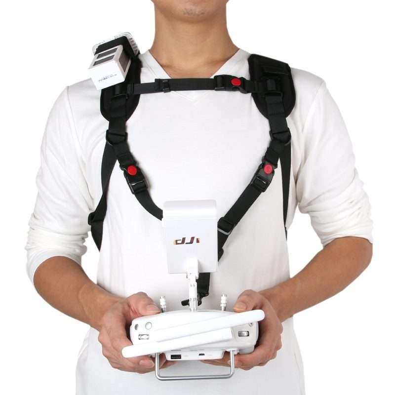 Shoulder Backpack Carry Case Multipurpose Bag Neck Strap Belt for Dji Phantom 3 / 2 ... (Black)