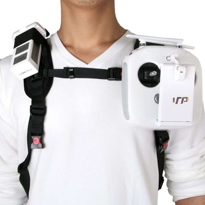 Shoulder Backpack Carry Case Multipurpose Bag Neck Strap Belt for Dji Phantom 3 / 2 ... (Black)