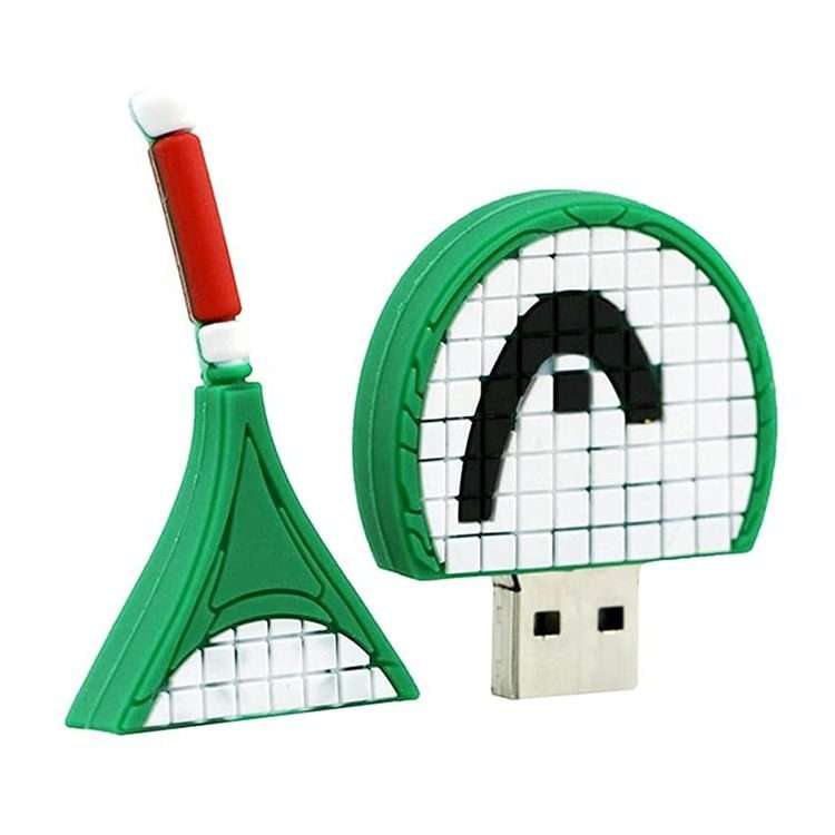 Tennis Racket Shape USB Flash Disk (4 GB)