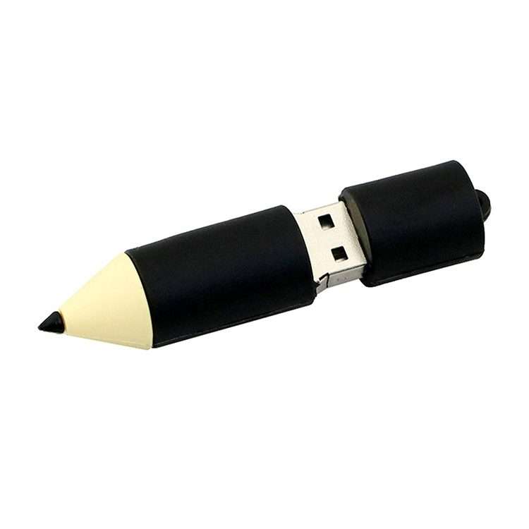 16GB Pencil Shape USB Flash Disk(Black)