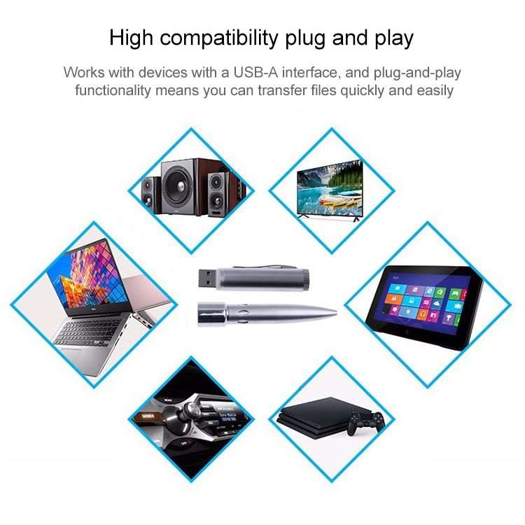 4GB USB2.0 Pen Driver(Silver)