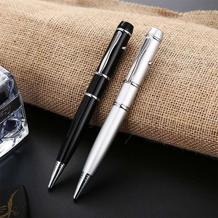 3 in 1 Laser Pen Style USB Flash Disk, Silver (2GB)(Silver)