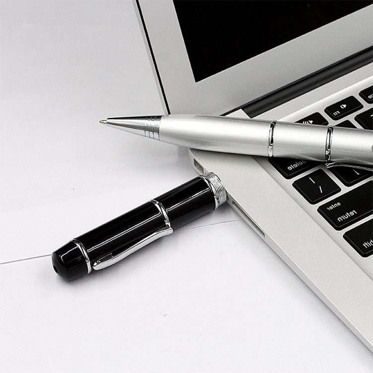 3 in 1 Laser Pen Style USB Flash Disk, Silver (4GB)(Silver)
