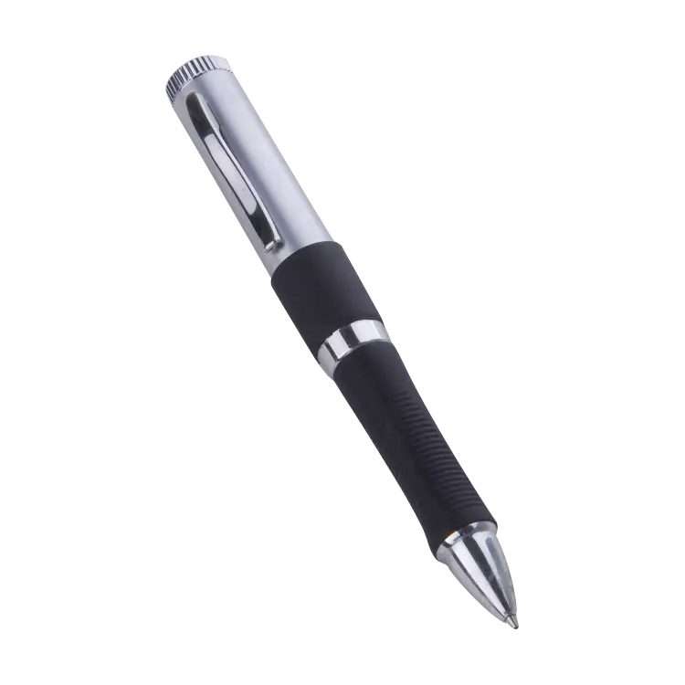 2 in 1 Pen Style USB Flash Disk, Black (4GB)