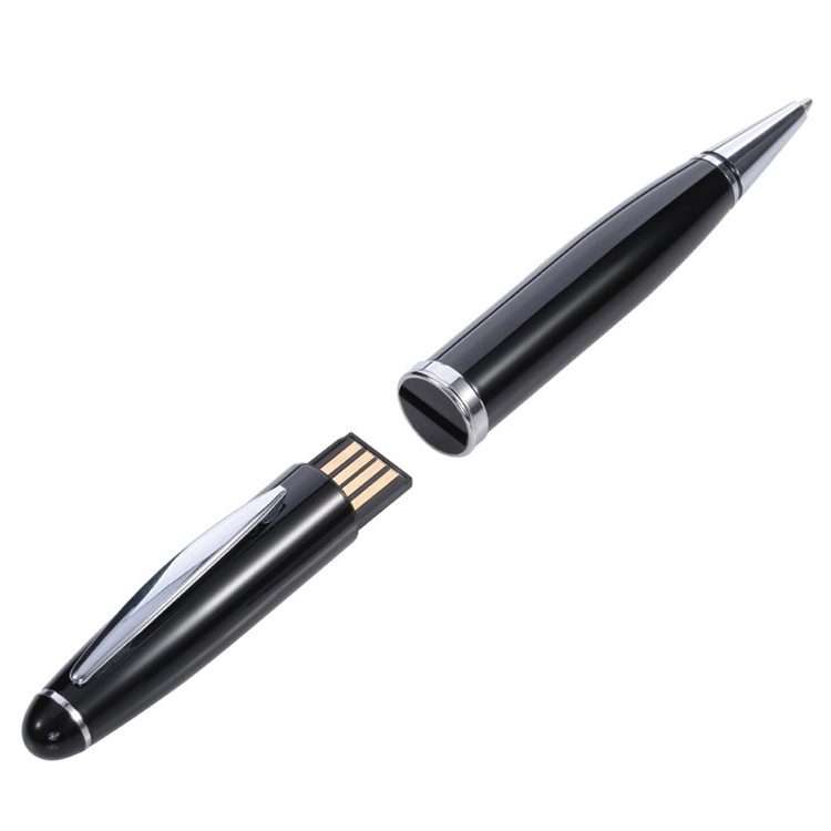 2 in 1 Pen Style USB Flash Disk, Black (16GB)