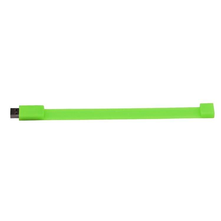 2GB Silicon Bracelets USB 2.0 Flash Disk(Green)