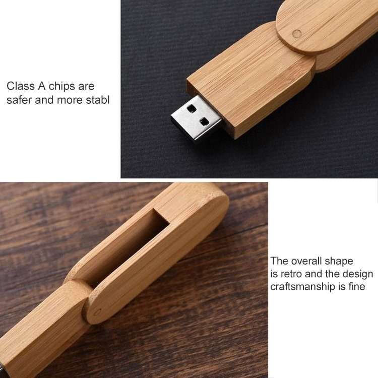 2 GB Wood Material USB Flash Disk