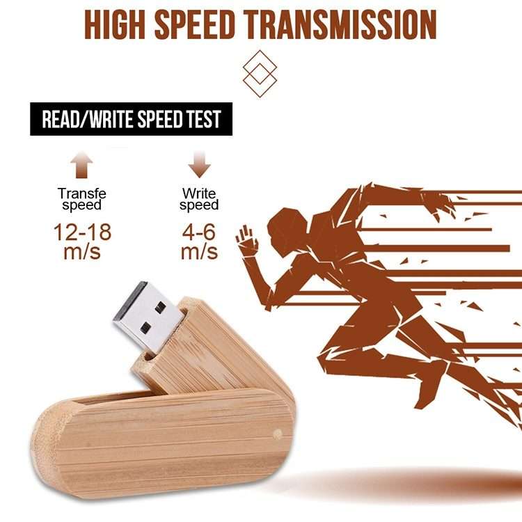 4 GB Wood Material USB Flash Disk
