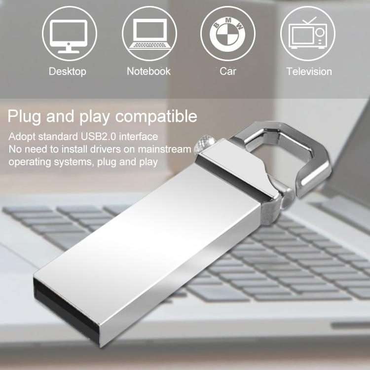 16GB Metallic Keychains Style USB 2.0 Flash Disk