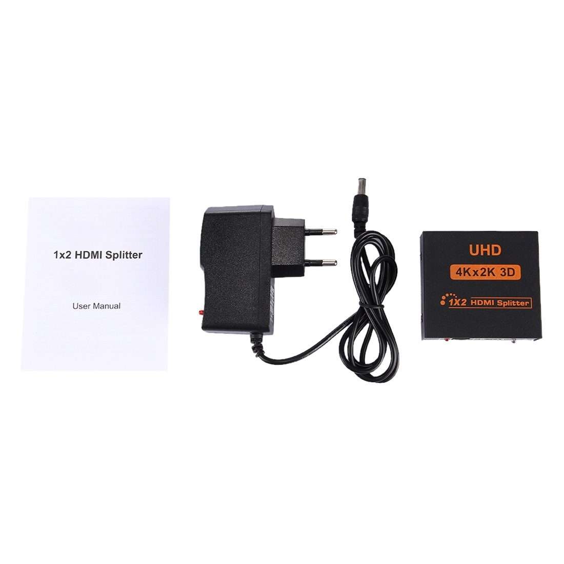 FY1409E Mini V1.3 UHD 4K x 2K 3D 1 x 2 HDMI Splitter(Black)