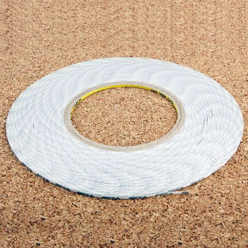 5mm Double Sided Adhesive Sticker Tape for iPhone / Samsung / HTC Mobile Phone Touch P ... (White)