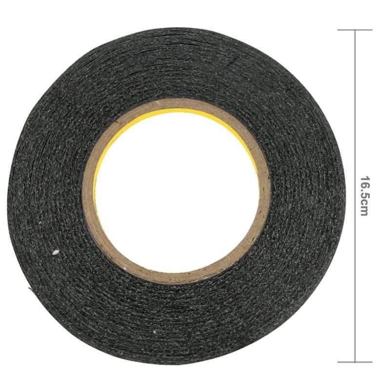 3mm Double Sided Adhesive Sticker Tape for iPhone / Samsung / HTC Mobile Phone Touch P ... (Black)
