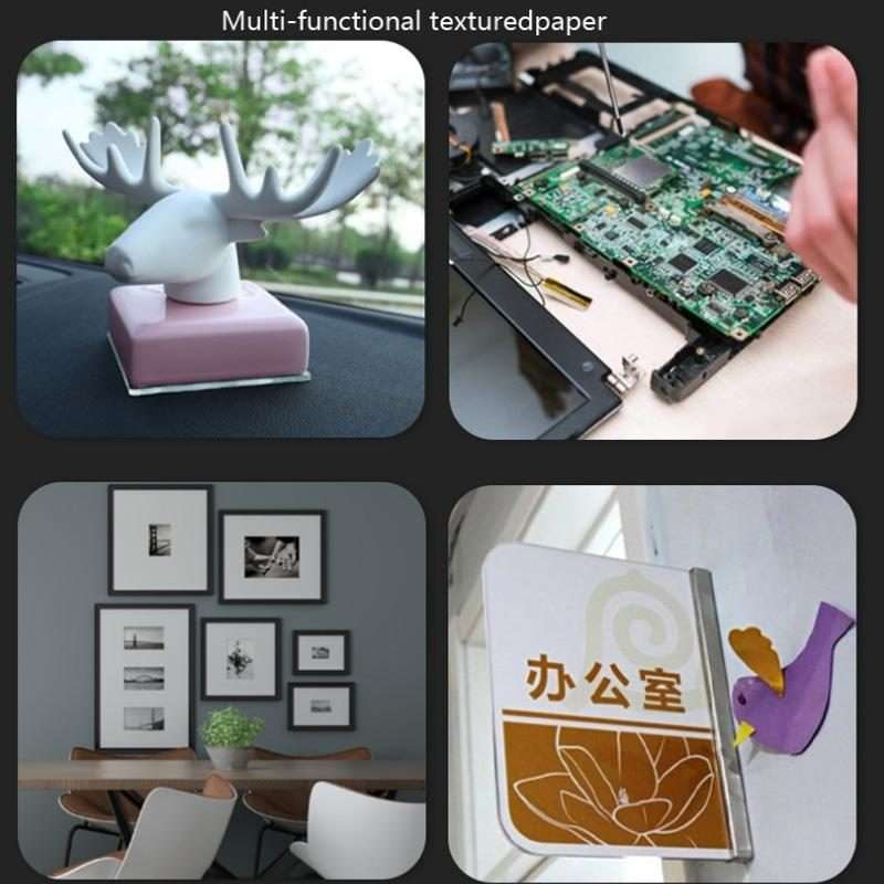 2mm Double Sided Adhesive Sticker Tape for iPhone / Samsung / HTC Mobile Phone Touch P ... (Black)