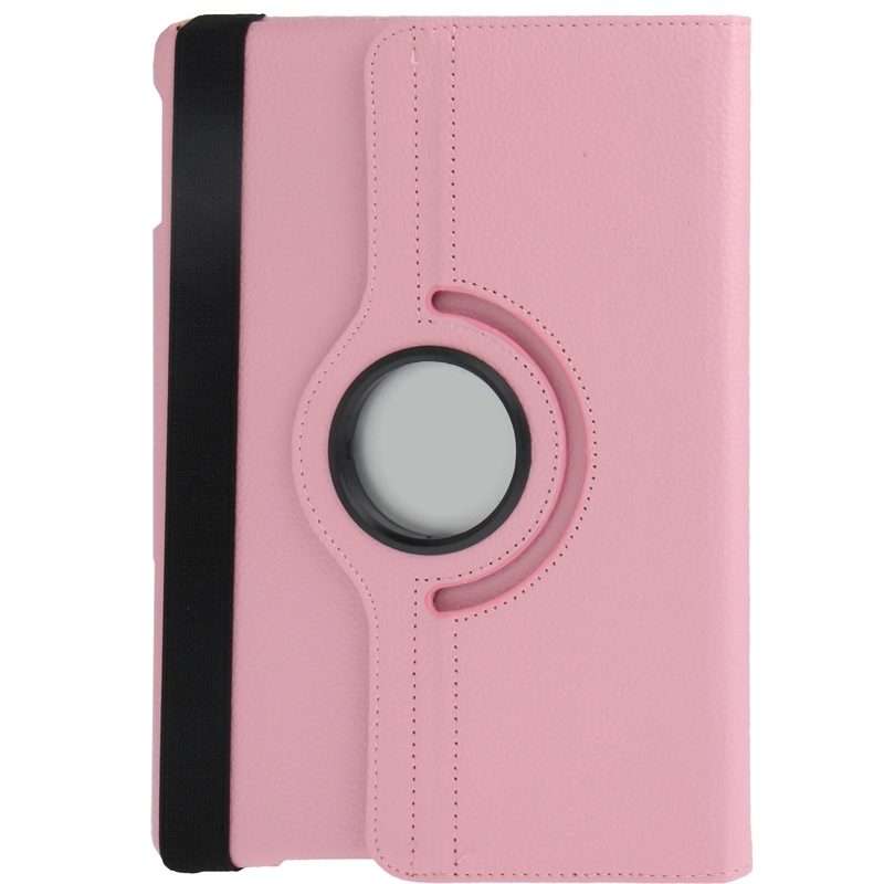 Litchi Texture 360 Degrees Rotation Leather Tablet Case with Holder for iPad Air / Air ... (Pink)