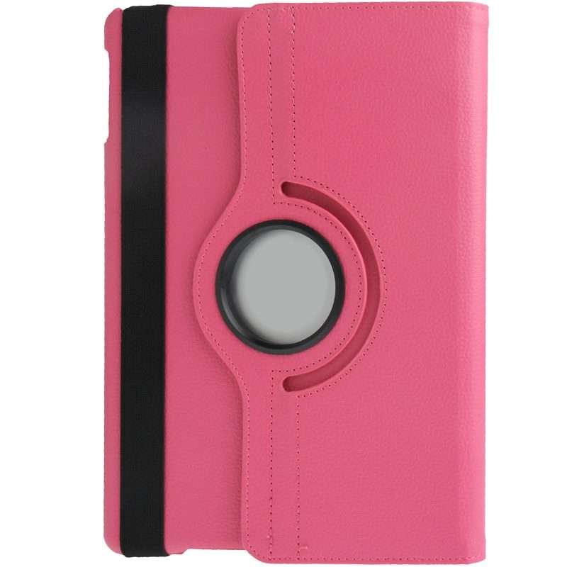 Litchi Texture 360 Degrees Rotation Leather Tablet Case with Holder for iPad Air / A ... (Magenta)