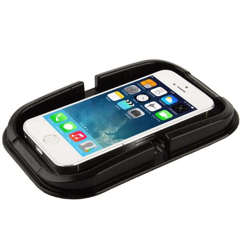 Car Dashboard Anti-skid Magic Sticky Silicone Gel Pad / Holder , For iPhone, Galaxy, S ... (Black)