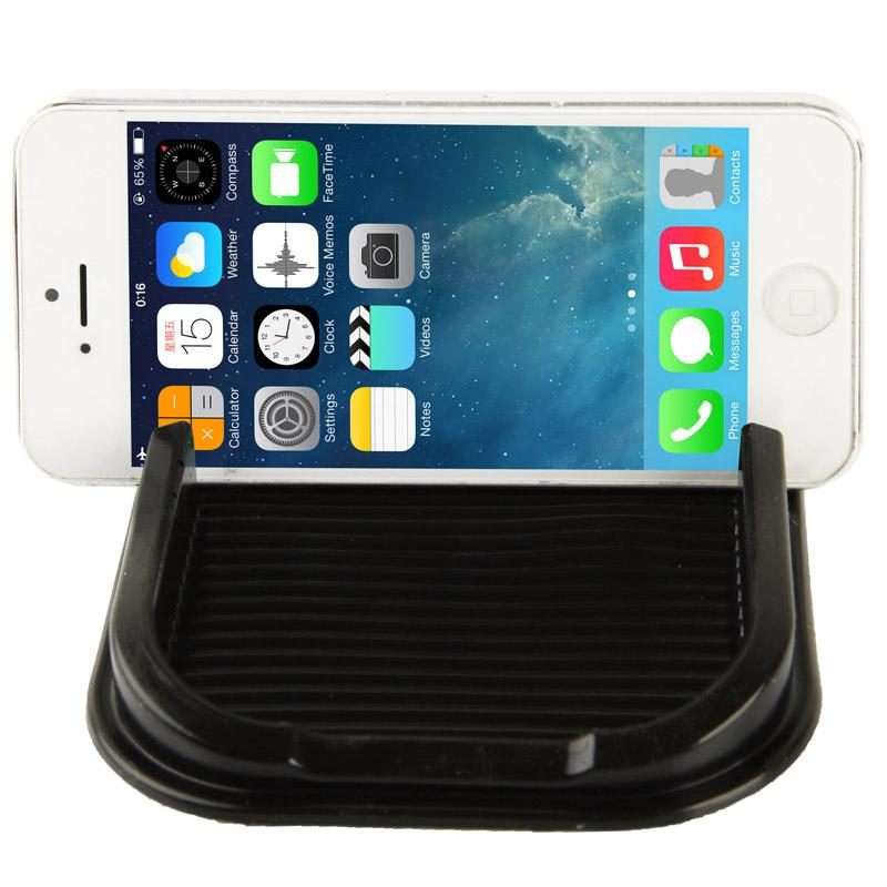 Car Dashboard Anti-skid Magic Sticky Silicone Gel Pad / Holder , For iPhone, Galaxy, S ... (Black)