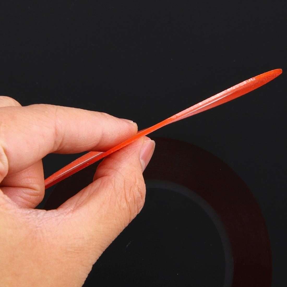 1mm Width Double Sided Adhesive Sticker Tape for iPhone / Samsung / HTC Mobile Phone Tou ... (Red)