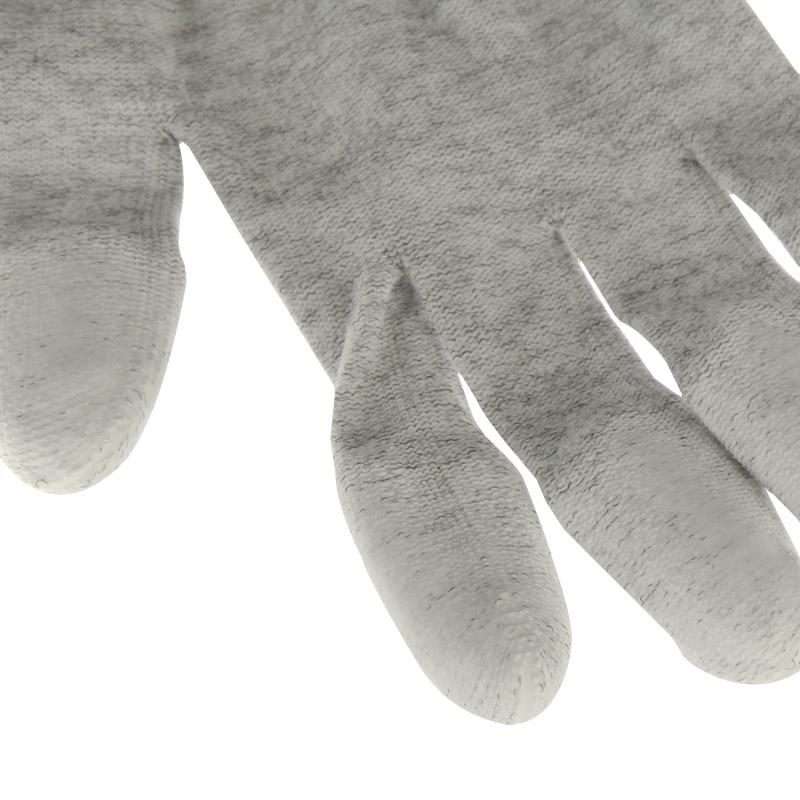 Anti Static ESD Safe Universal Size PU Fingertip Coating Gloves for Computer / Electron ... (Grey)