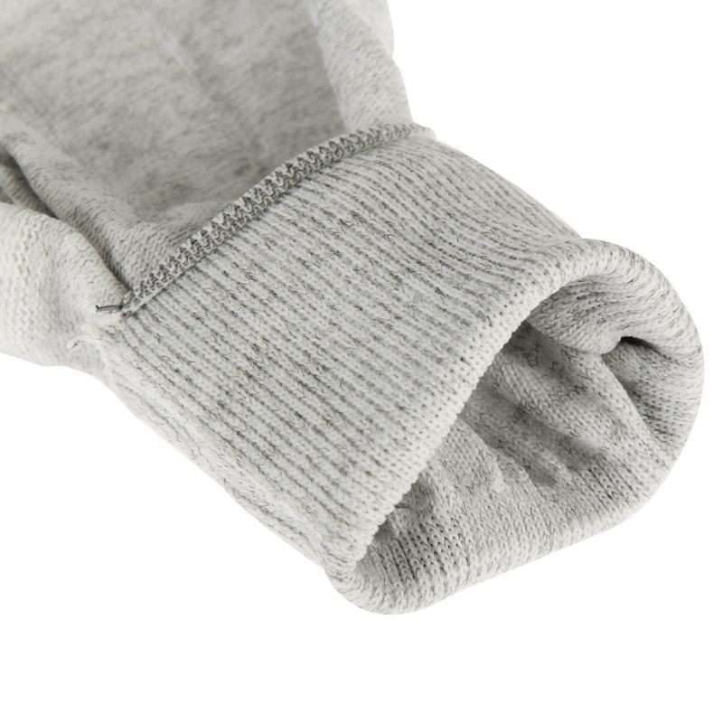 Anti Static ESD Safe Universal Size PU Fingertip Coating Gloves for Computer / Electron ... (Grey)