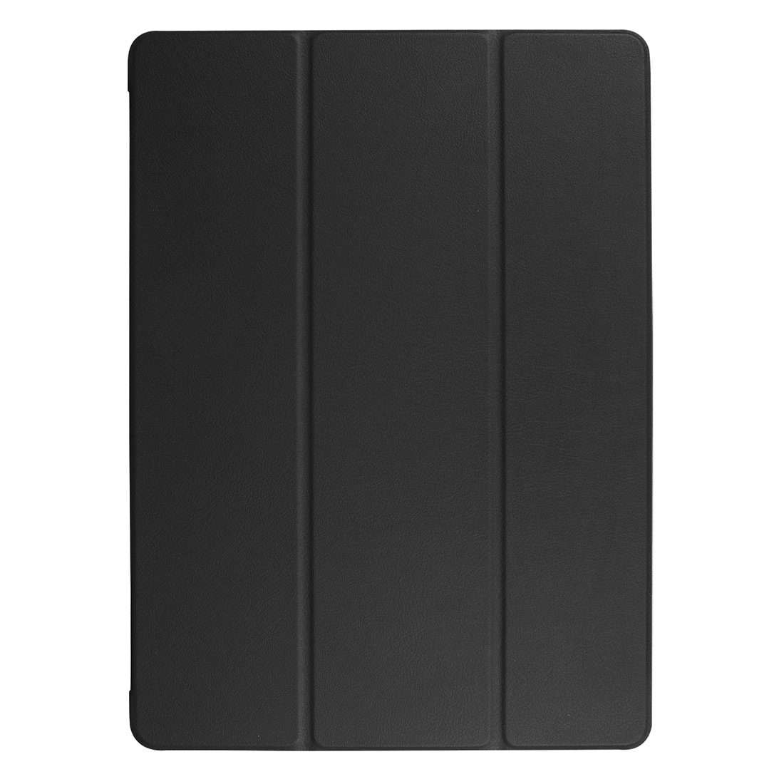 Custer Texture Horizontal Flip Smart Leather Case with 3-folding Holder & Sleep / Wake ... (Black)