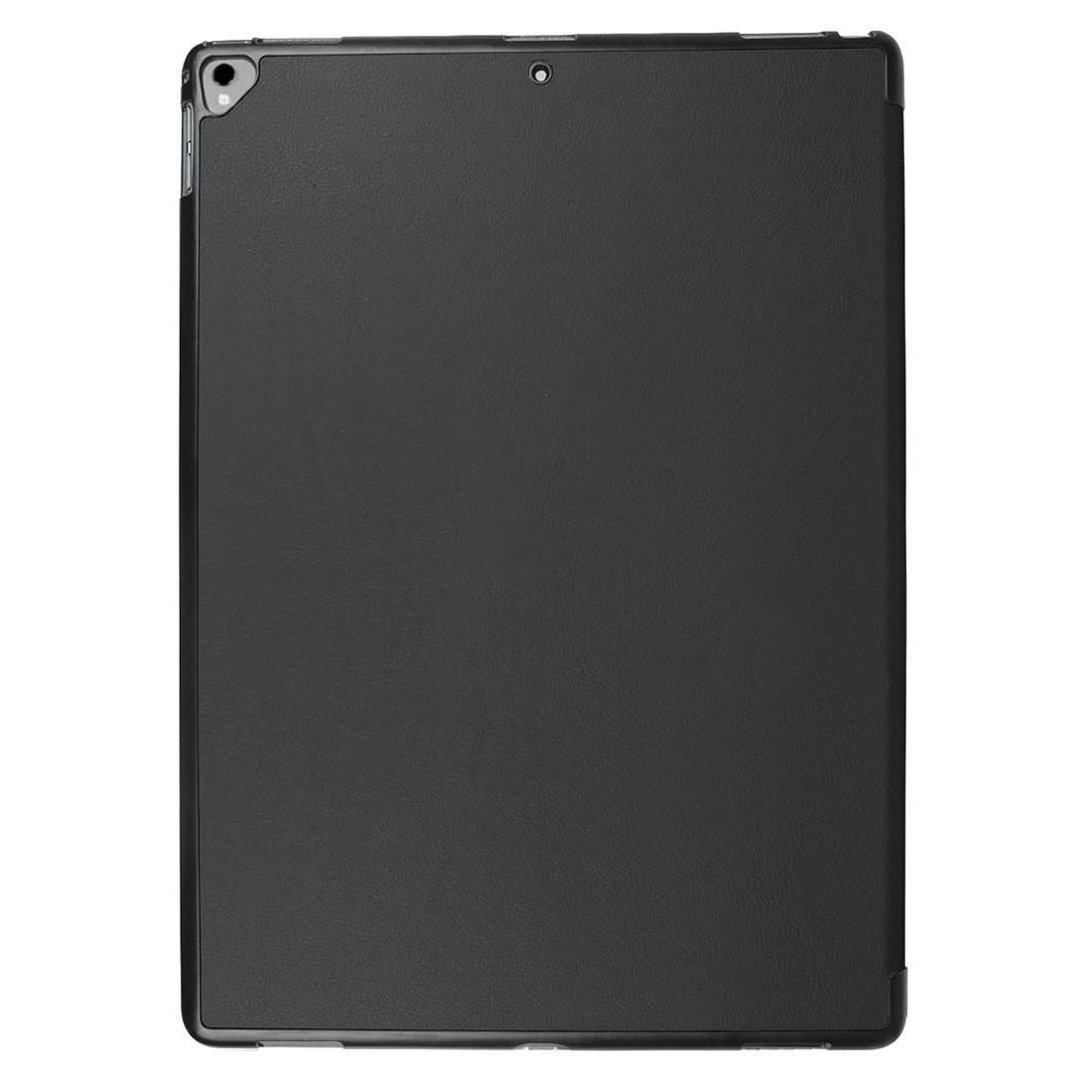 Custer Texture Horizontal Flip Smart Leather Case with 3-folding Holder & Sleep / Wake ... (Black)