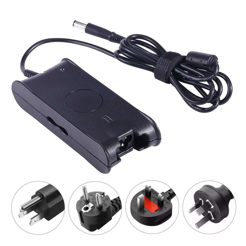 19.5V 3.34A 7.4 x 5.0mm Laptop Notebook Power Adapter Charger with Power Cable for Dell(Black)
