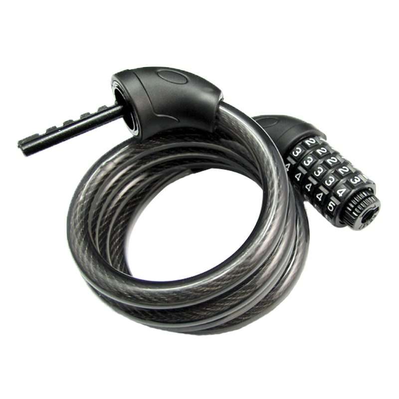 5 Digits Bicycle Motorcycle Steel Wire Lock Strip
