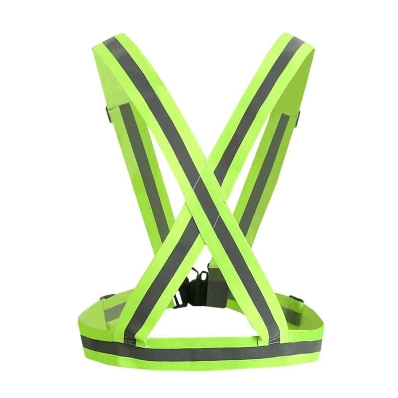 Night Riding Running Flexible Reflective Safety Vest(Magenta)