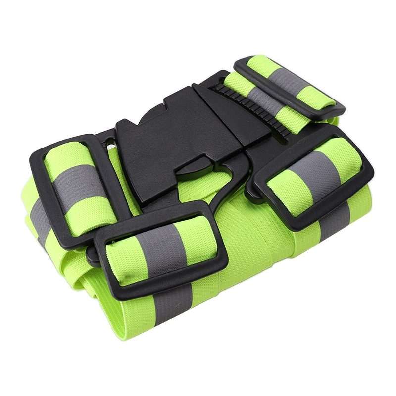 Night Riding Running Flexible Reflective Safety Vest(Magenta)