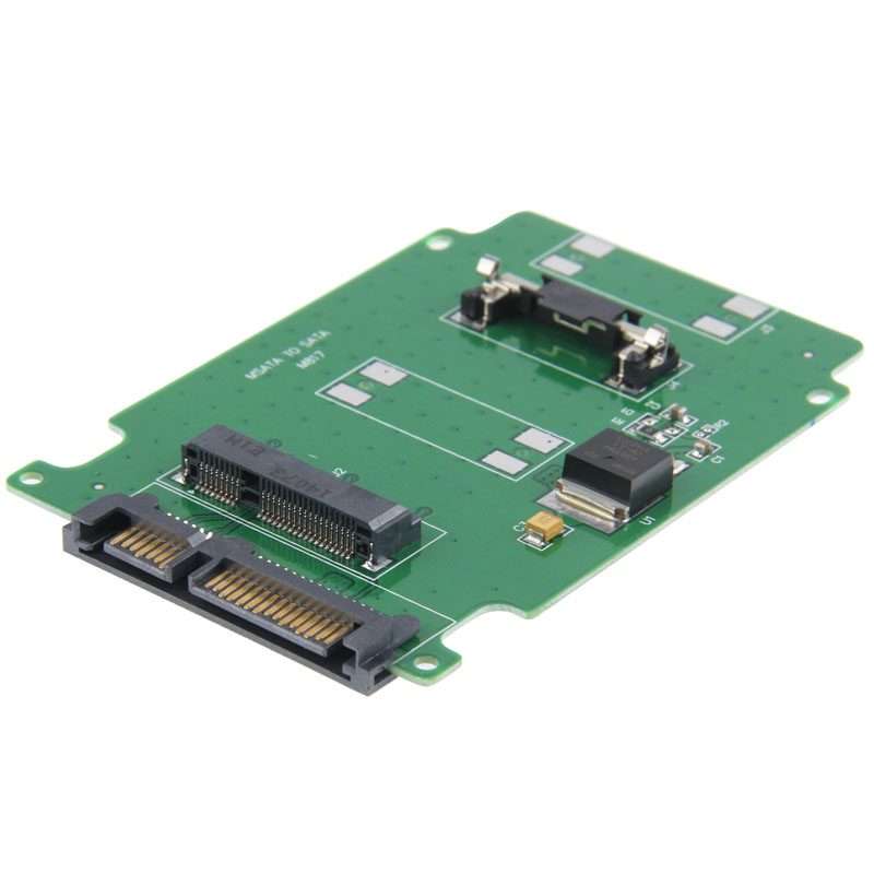 mSATA mini PCI-E SSD Hard Drive to 2.5 inch SATA Converter Card