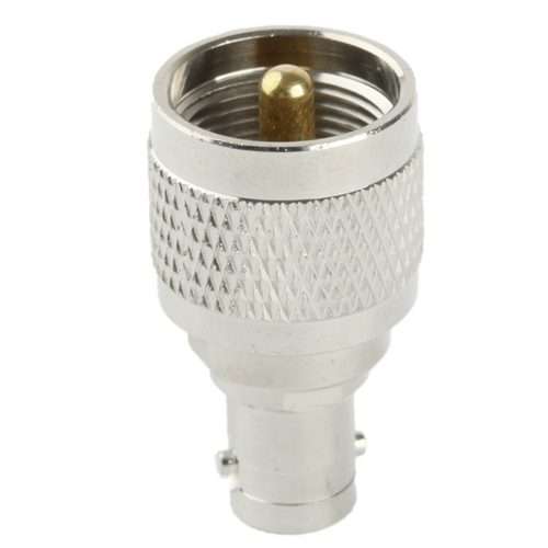 M Head Large Pin Male to BNC-K Adapter(Silver)