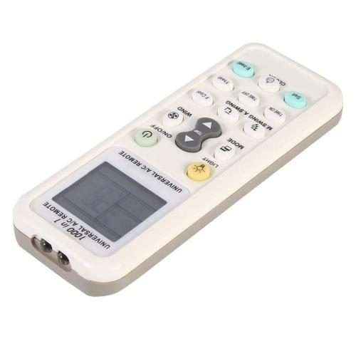 Chunghop K-1028E 1000 in 1 Universal A/C Remote Controller with Flashlight(White)