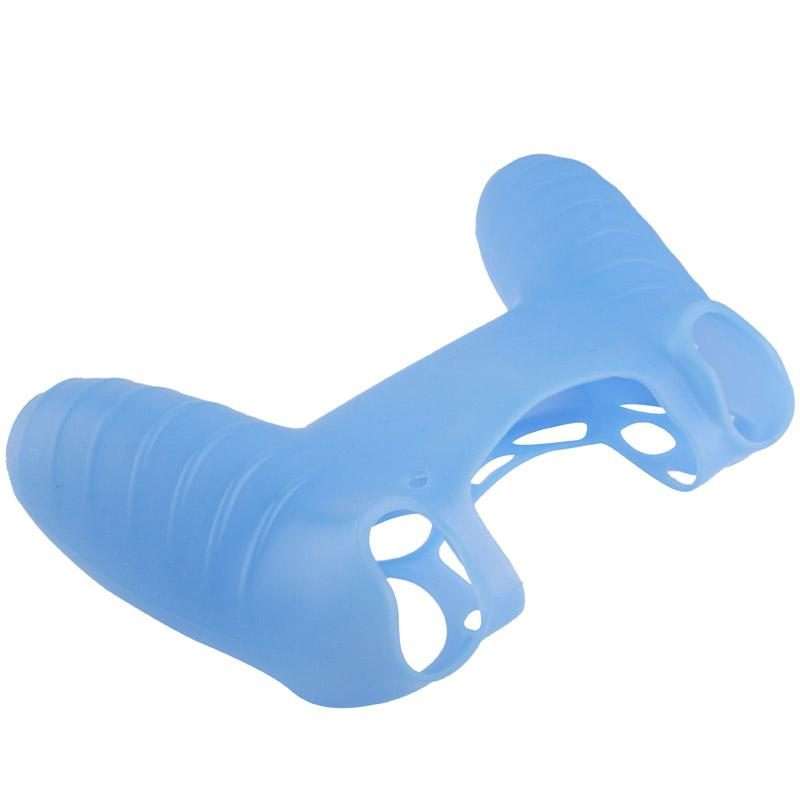 Flexible Silicone Protective Case for Sony PS4 Game Controller, Random Color Delivery