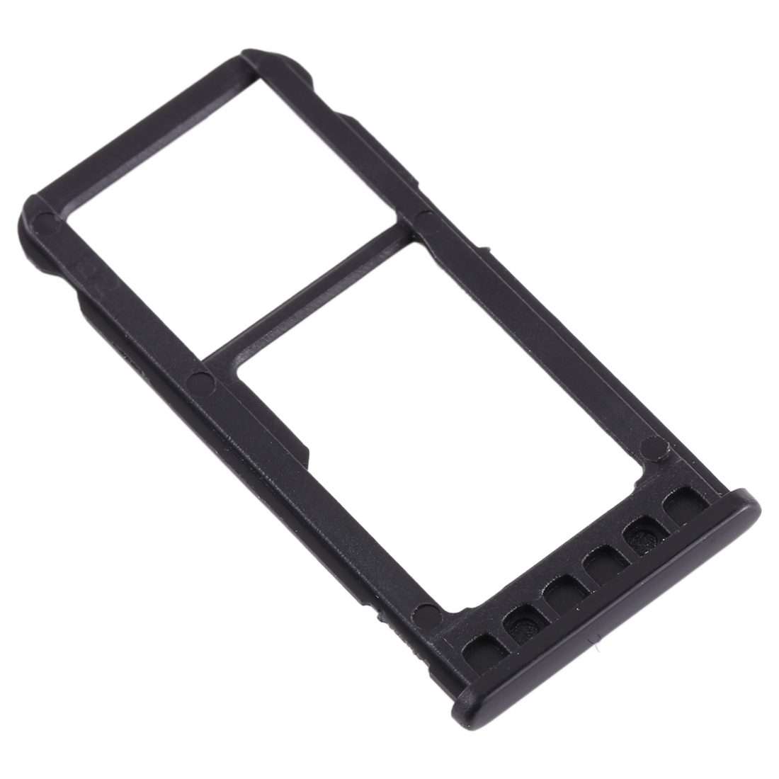 SIM Card Tray + SIM Card Tray / Micro SD Card Tray for Nokia 5.1 Plus / X5 TA-1102 TA ... (Black)