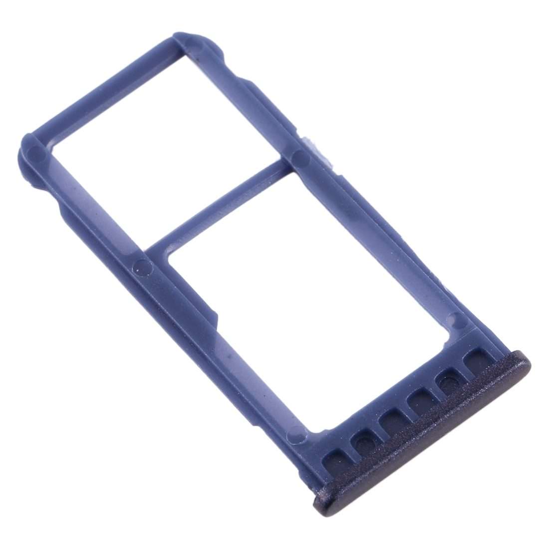 SIM Card Tray + SIM Card Tray / Micro SD Card Tray for Nokia 5.1 Plus / X5 TA-1102 TA-1 ... (Blue)