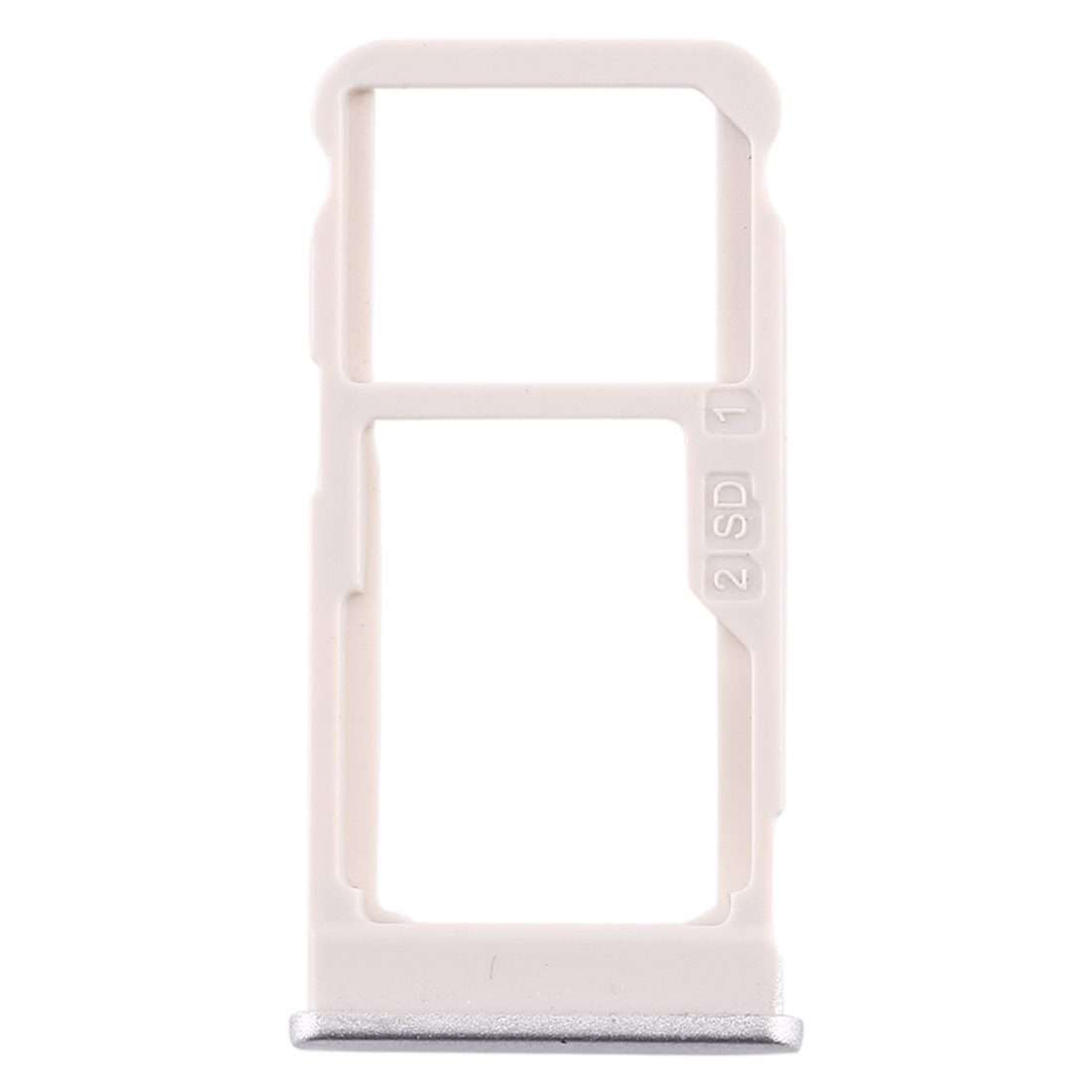 SIM Card Tray + SIM Card Tray / Micro SD Card Tray for Nokia 5.1 Plus / X5 TA-1102 TA ... (Silver)