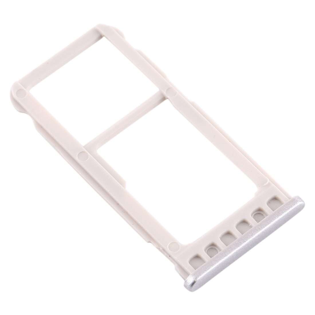 SIM Card Tray + SIM Card Tray / Micro SD Card Tray for Nokia 5.1 Plus / X5 TA-1102 TA ... (Silver)