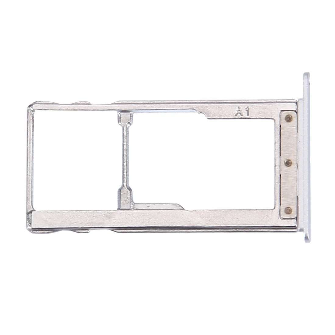 For Meizu Pro 5 SIM + SIM / Micro SD Card Tray (Silver)