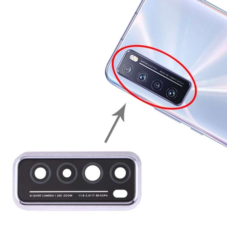 For Huawei Nova 7 5G Camera Lens Cover (Silver)