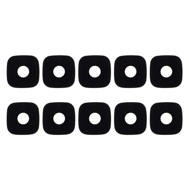 For Galaxy C9 Pro / C9000 10pcs Back Camera Lens(Black)