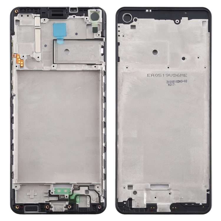 For Samsung Galaxy A21s Front Housing LCD Frame Bezel Plate (Black)