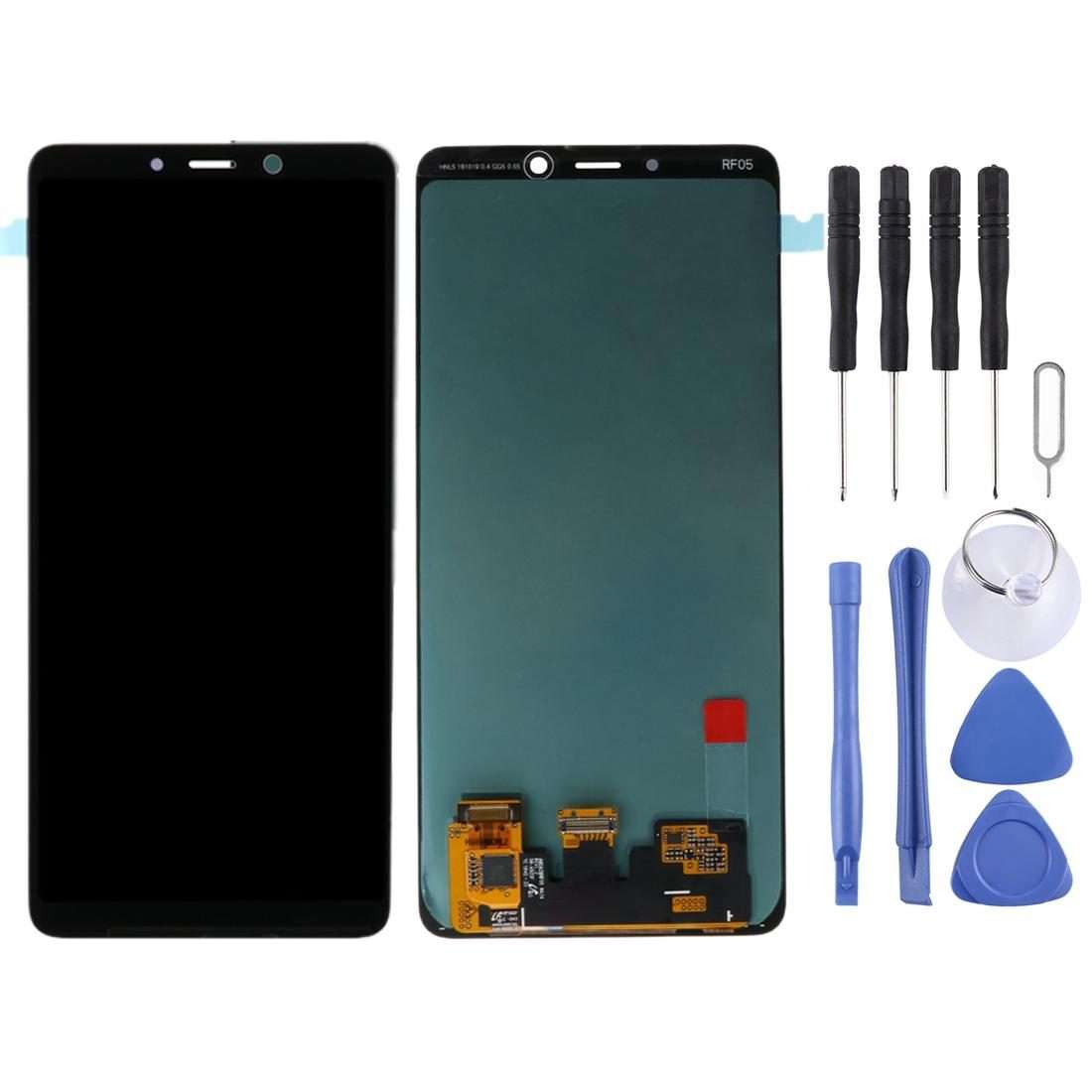 Original Super AMOLED LCD Screen for Galaxy A9 (2018), A9 Star Pro, A9s, A920F/DS, A92 ... (Black)