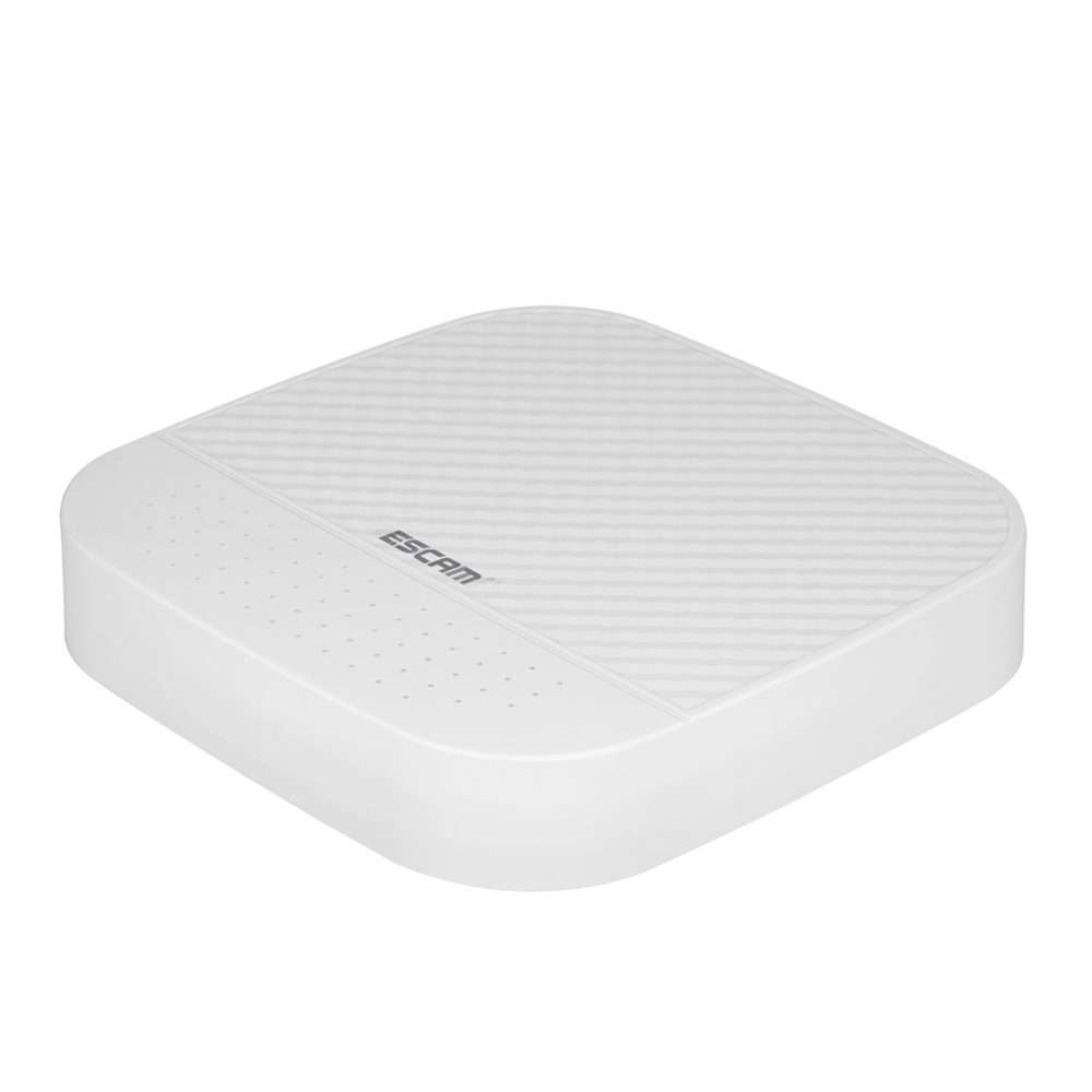 ESCAM PVR204 1080P 4CH+2CH ONVIF NVR Digital Video Recorder with 2CH Cloud Channel for ... (White)