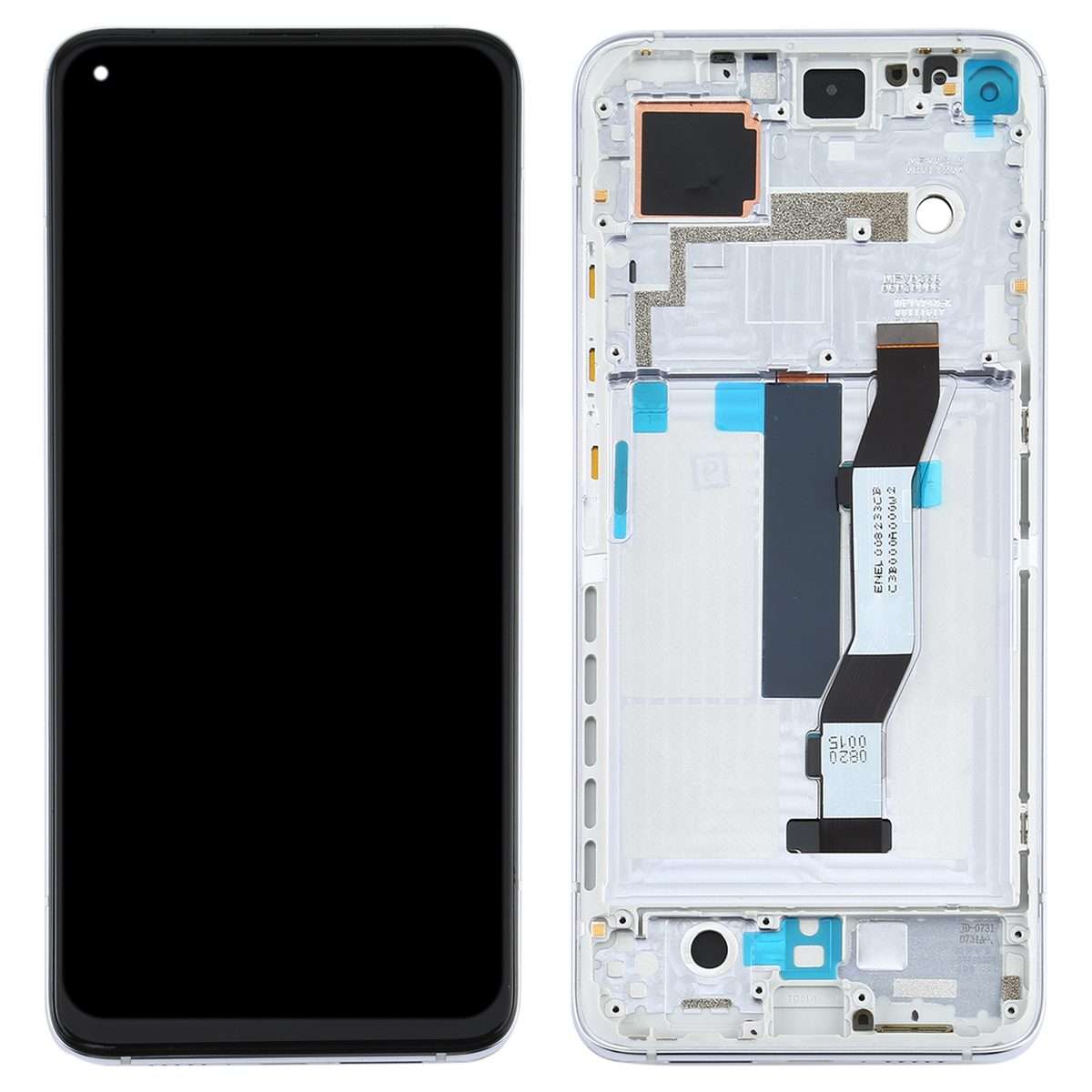 LCD Screen and Digitizer Full Assembly With Frame for Xiaomi Mi 10T Pro 5G / Mi 10T 5 ... (Silver)