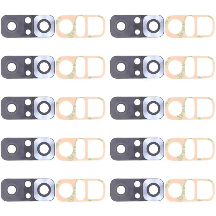 10 PCS Back Camera Lens for Xiaomi Redmi Note 10 Pro (India) / Redmi Note 10 Pro Max / Redmi Note