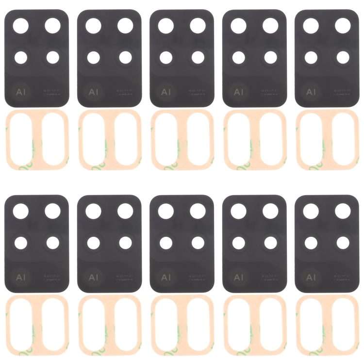 For OPPO F19 Pro CPH2285 10pcs Back Camera Lens